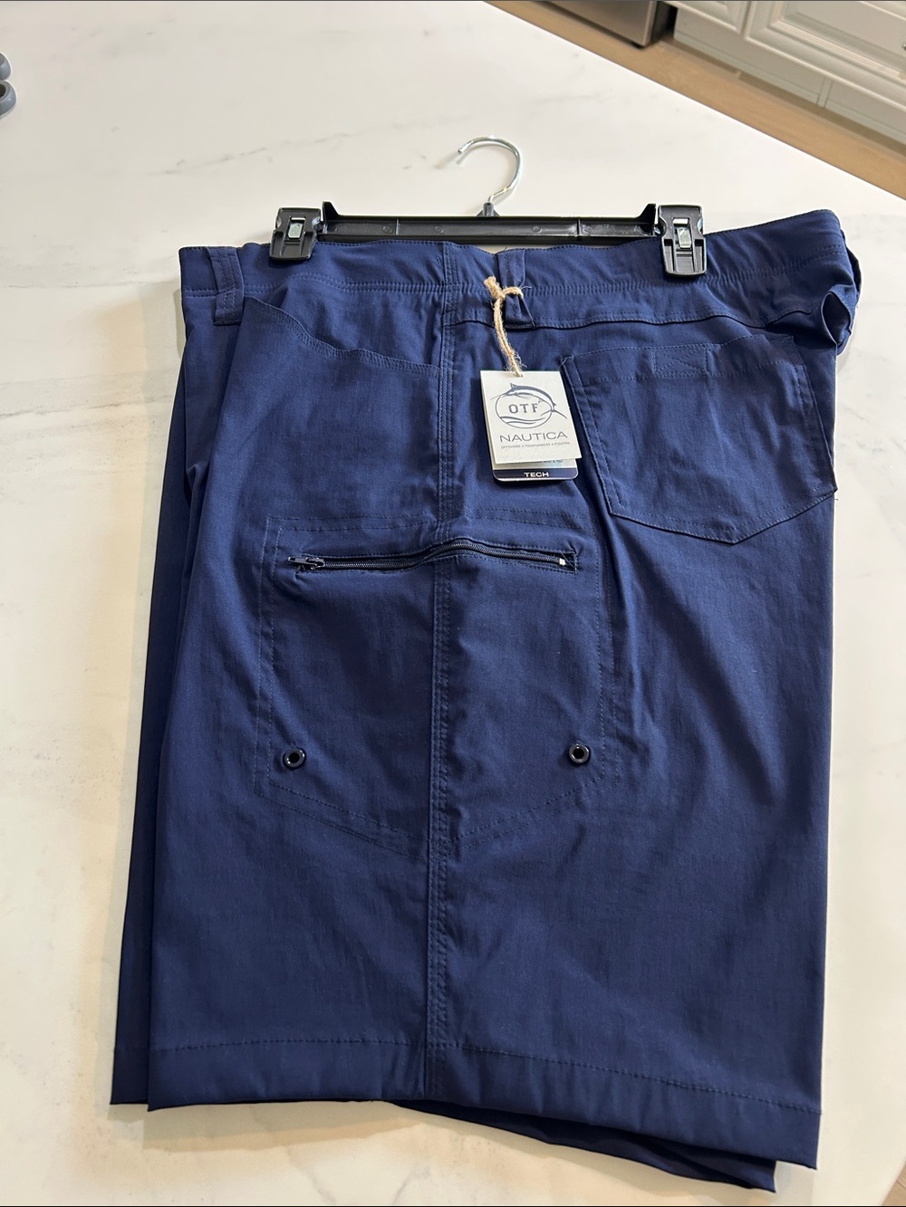 Nautica Men's Navy Cargo Pants with Utility Pockets